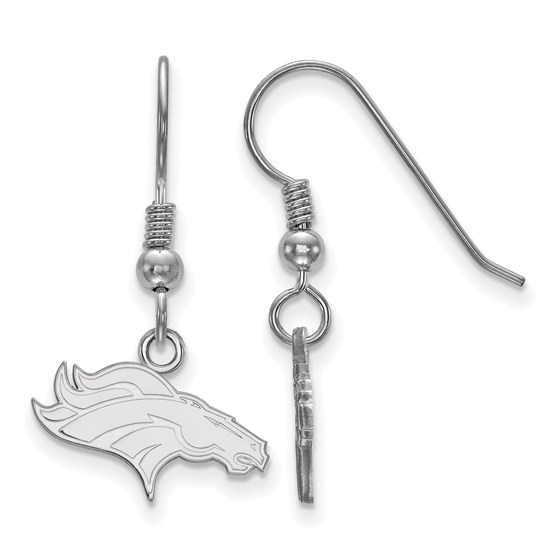 Sterling Silver Denver Broncos XS Dangle Earring Wire Sterling Silver Denver Broncos XS Dangle Earring Wire